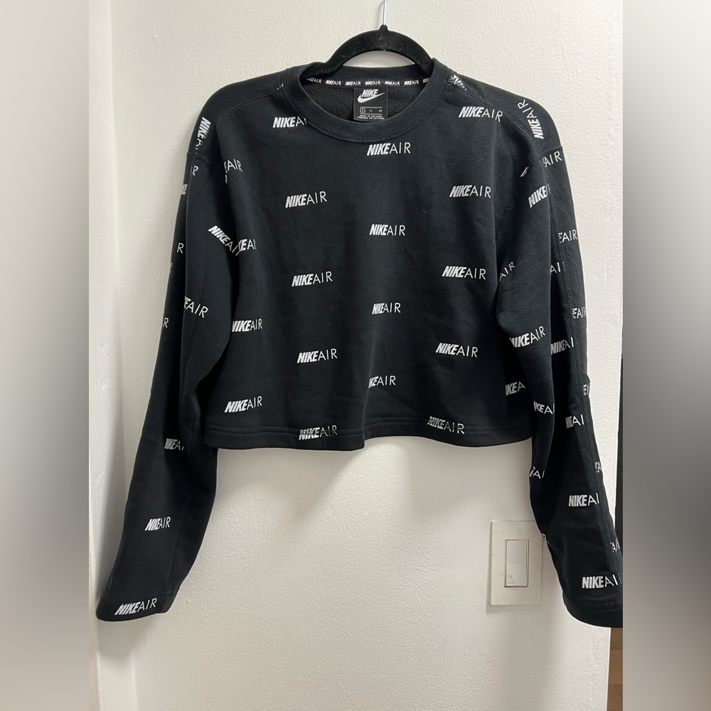 NIKE AIR SZ S CROPPED SWEATSHIRT